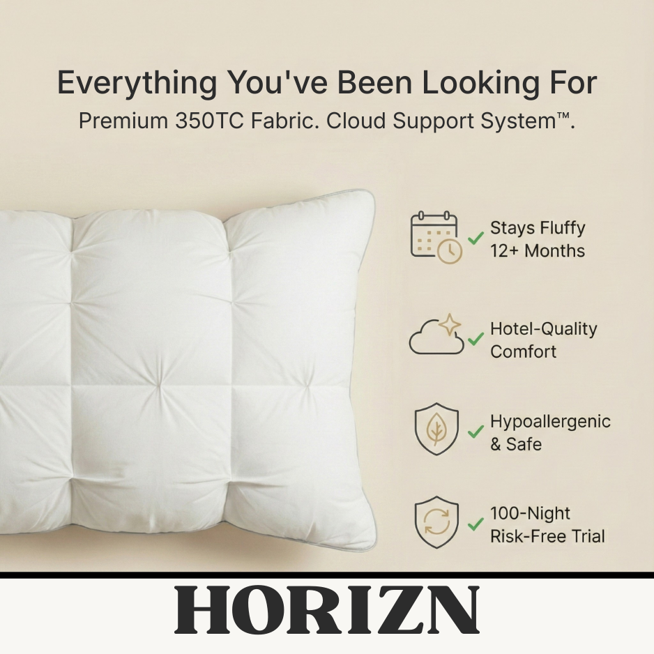The HORIZN Signature Pillow