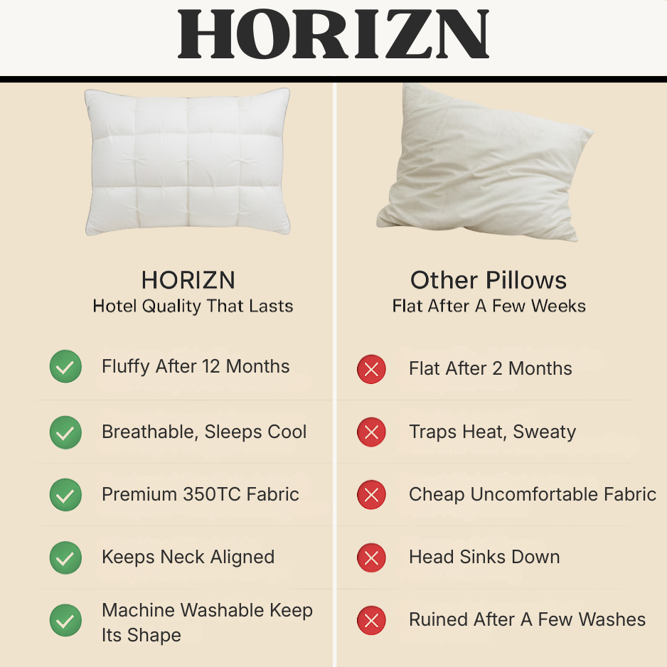 The HORIZN Signature Pillow