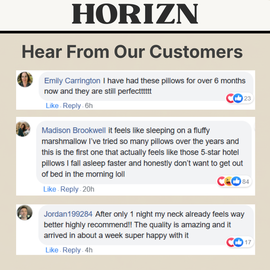 The HORIZN Signature Pillow
